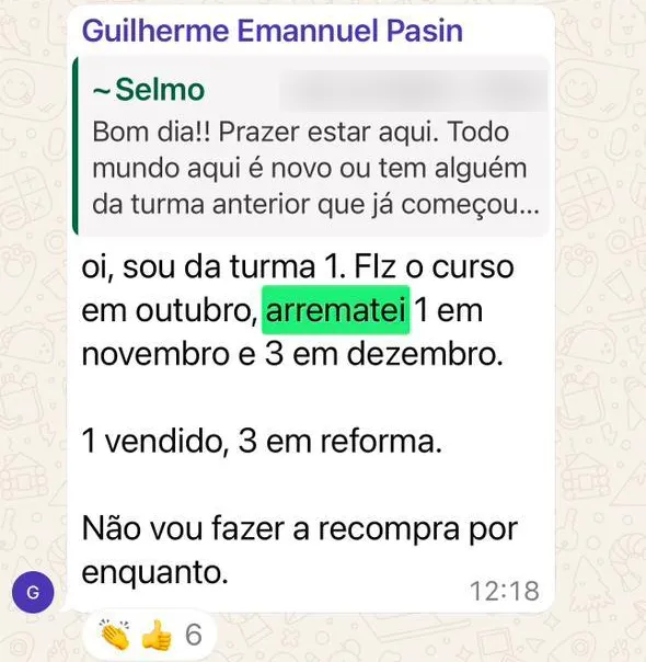 Print de aluno